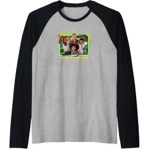 imageTransformers EarthSpark Heroes Run In The Family Raglan Baseball TeeBlackAthletic Heather