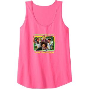 imageTransformers EarthSpark Heroes Run In The Family Tank TopNeon Pink
