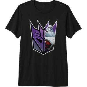 imageTransformers EarthSpark Megatron Logo Fill Premium TShirtBlack