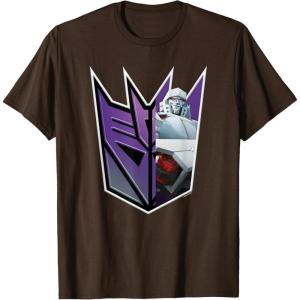 imageTransformers EarthSpark Megatron Logo Fill TShirtBrown