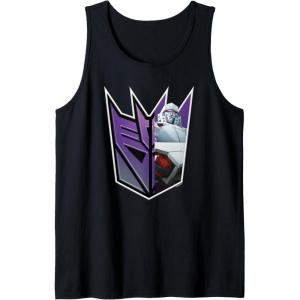 imageTransformers EarthSpark Megatron Logo Fill Tank TopBlack