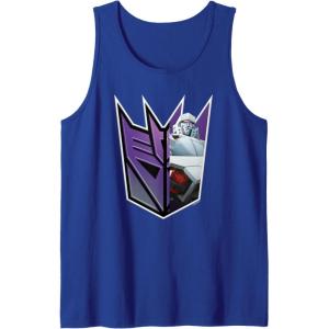 imageTransformers EarthSpark Megatron Logo Fill Tank TopRoyal Blue