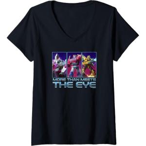 imageTransformers EarthSpark More Than Meets The Eye VNeck TShirtBlack