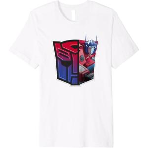 imageTransformers EarthSpark Optimus Prime Logo Fill Premium TShirt