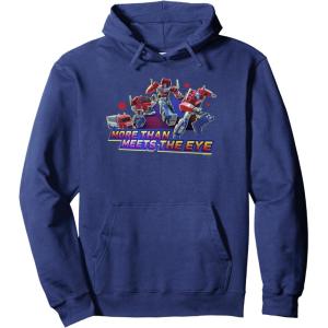 imageTransformers EarthSpark Optimus Prime More Than Pullover HoodieNavy Blue