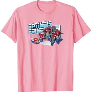 imageTransformers EarthSpark Optimus Prime Transformed TShirtPink