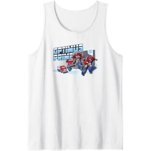imageTransformers EarthSpark Optimus Prime Transformed Tank TopWhite
