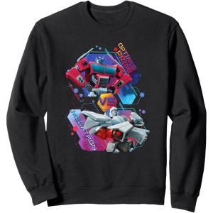 imageTransformers EarthSpark Optimus Prime VS Megatron SweatshirtBlack