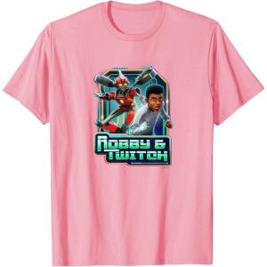 imageTransformers EarthSpark Robby ampamp Twitch Poster TShirtPink