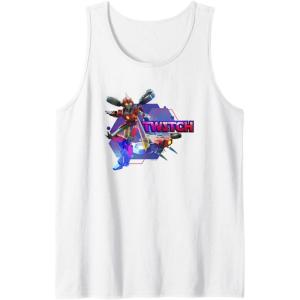 imageTransformers EarthSpark Twitch Character Badge Tank TopWhite