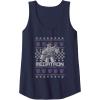 imageTransformers Christmas Megatron Ugly Sweater Tank TopNavy Blue