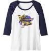 imageTransformers EarthSpark Bumblebee Badge Raglan Baseball TeeNavy BlueWhite