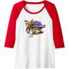 imageTransformers EarthSpark Bumblebee Badge Raglan Baseball TeeRedWhite