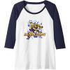 imageTransformers EarthSpark Bumblebee Hero Pose Raglan Baseball TeeNavy BlueWhite