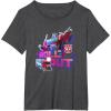 imageTransformers EarthSpark Optimus Prime Leader Pose TShirtDark Heather Grey