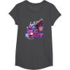 imageTransformers EarthSpark Optimus Prime Leader Pose TShirtDark Heather Grey