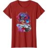 imageTransformers EarthSpark Optimus Prime VS Megatron TShirtCranberry Red