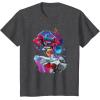 imageTransformers EarthSpark Optimus Prime VS Megatron TShirtDark Heather Grey