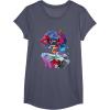 imageTransformers EarthSpark Optimus Prime VS Megatron TShirtHeather Blue