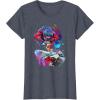 imageTransformers EarthSpark Optimus Prime VS Megatron TShirtHeather Blue