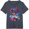 imageTransformers EarthSpark Optimus Prime VS Megatron TShirtHeather Blue