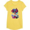imageTransformers EarthSpark Optimus Prime VS Megatron TShirtLemon Yellow