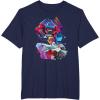 imageTransformers EarthSpark Optimus Prime VS Megatron TShirtNavy Blue