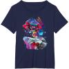 imageTransformers EarthSpark Optimus Prime VS Megatron TShirtNavy Blue