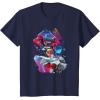 imageTransformers EarthSpark Optimus Prime VS Megatron TShirtNavy Blue