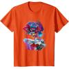 imageTransformers EarthSpark Optimus Prime VS Megatron TShirtOrange