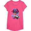 imageTransformers EarthSpark Optimus Prime VS Megatron TShirtPink Heather