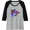 imageTransformers EarthSpark Twitch Character Badge Raglan Baseball TeeBlackAthletic Heather
