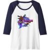imageTransformers EarthSpark Twitch Character Badge Raglan Baseball TeeNavy BlueWhite