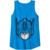 imageTransformers Optimus Prime Vintage Big Face Tank TopSapphire Blue