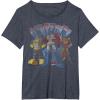 imageTransformers Retro Distressed Kanji Autobots Group Poster TShirtHeather Blue