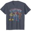 imageTransformers Retro Distressed Kanji Autobots Group Poster TShirtHeather Blue