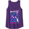 imageTransformers Soundwave 1984 Retro Grid Logo Tank TopPurple