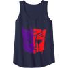 imageTransformers War For Cybertron Spray Paint Split Logo Tank TopNavy Blue