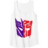 imageTransformers War For Cybertron Spray Paint Split Logo Tank TopWhite