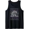 imageTransformers Christmas Megatron Ugly Sweater Tank TopBlack