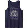 imageTransformers Christmas Megatron Ugly Sweater Tank TopNavy Blue