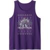 imageTransformers Christmas Megatron Ugly Sweater Tank TopPurple