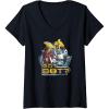 imageTransformers EarthSpark Autobots Got Bot VNeck TShirtBlack
