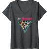 imageTransformers EarthSpark Be Fearless Box Up VNeck TShirtDark Heather Grey
