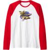 imageTransformers EarthSpark Bumblebee Badge Raglan Baseball TeeRedWhite
