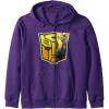 imageTransformers EarthSpark Bumblebee Logo Fill Zip HoodiePurple