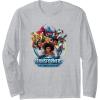 imageTransformers EarthSpark Heroes Group Shot Poster Long Sleeve TShirtHeather Grey