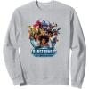 imageTransformers EarthSpark Heroes Group Shot Poster SweatshirtHeather Grey