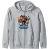 imageTransformers EarthSpark Heroes Group Shot Poster Zip HoodieHeather Grey