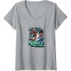 imageTransformers EarthSpark Robby ampamp Twitch Poster VNeck TShirtHeather Grey